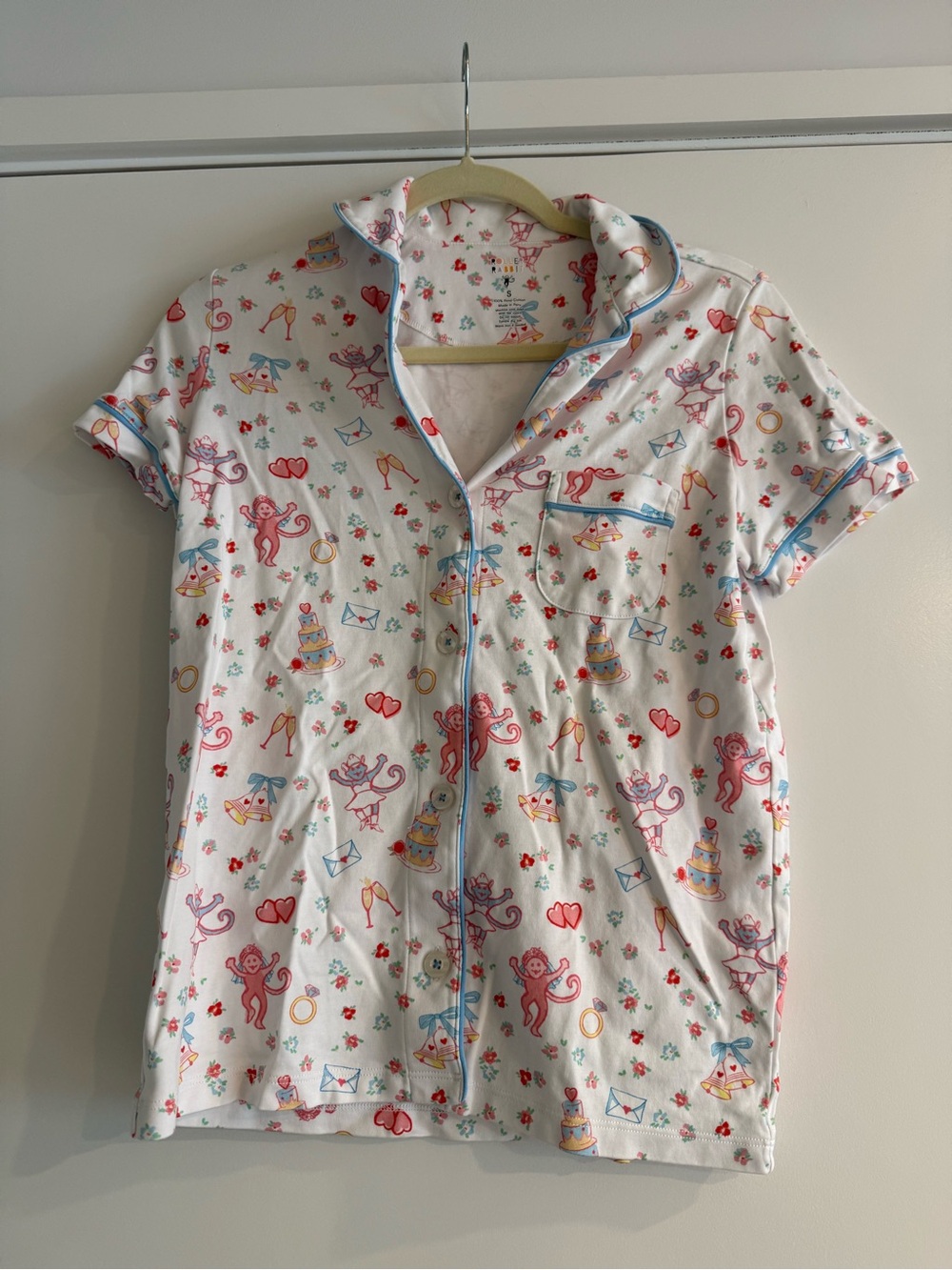 Roller Rabbit Wedding Pajama Top